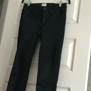 J Crew black jeans.